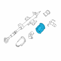 OEM Mercury Mariner Boot Diagram - 5M6Z-3C611-AA