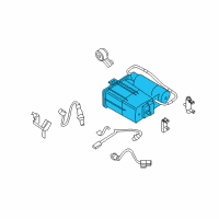 OEM 2008 Nissan Altima CANISTER Assembly-EVAPORATION Diagram - 14950-JA80A