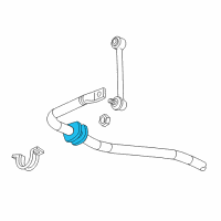 OEM 2003 Chevrolet SSR Stabilizer Bar Insulator Diagram - 15070009