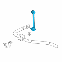 OEM Chevrolet Trailblazer EXT Stabilizer Link Diagram - 88965470