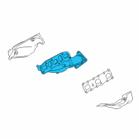 OEM 2016 Nissan 370Z Exhaust Manifold Assembly Diagram - 140C2-1PM0C