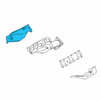 OEM Nissan 350Z Cover-Exhaust Manifold Diagram - 16590-JK20B