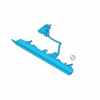 OEM Lincoln MKC High Mount Lamp Diagram - EJ7Z-13A613-A