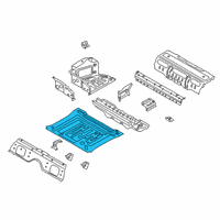 OEM 2022 BMW 840i FRONT TRUNK FLOOR Diagram - 41-00-9-449-822