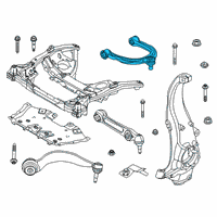 OEM 2018 BMW 530e xDrive Top Camber Correction Control Arm Diagram - 31-12-6-870-025