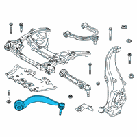 OEM 2022 BMW 840i Gran Coupe RIGHT TENSION STRUT WITH RUB Diagram - 31-10-6-886-910