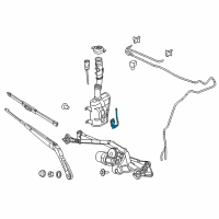 OEM 2020 Ram ProMaster City Pump-Washer, Windshield Diagram - 68095288AA