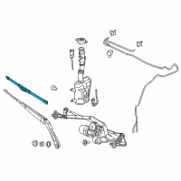 OEM 2020 Ram ProMaster City Blade-Front WIPER Diagram - 68266321AA