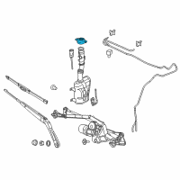 OEM 2015 Ram ProMaster City Cap-Washer Reservoir Diagram - 68095289AA