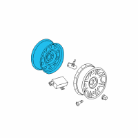 OEM 2008 Dodge Charger Wheel-Steel Diagram - 4782466AD