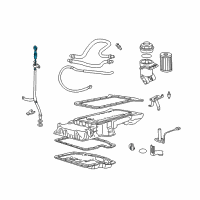 OEM 2003 BMW 540i Dipstick Diagram - 11-43-1-438-718