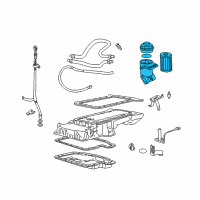OEM 2001 BMW 750iL Oil Filter Diagram - 11-42-7-511-169