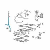 OEM 1998 BMW 540i Guide Tube Diagram - 11-43-1-742-995