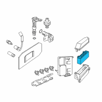 OEM Buick Rainier Powertrain Control Module Assembly Diagram - 19210071