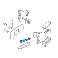 OEM 2000 Chevrolet Camaro Ignition Coil Assembly Diagram - 12558948