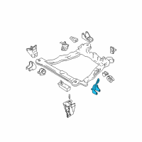 OEM 2008 Hyundai Tiburon Bracket-Roll Support, Rear Diagram - 43176-39461