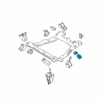 OEM Hyundai Tiburon Transaxle Mounting Bracket Assembly Diagram - 21830-2D210