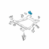 OEM Hyundai Tiburon Transaxle Mounting Bracket Diagram - 43120-39401