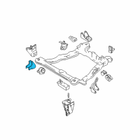 OEM Hyundai Tiburon Bracket-Roll Support, Rear Diagram - 43176-28501