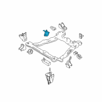 OEM 2005 Hyundai Tiburon Engine Mounting Bracket Assembly Diagram - 21810-2D200