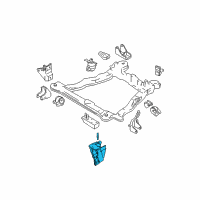 OEM Kia Sportage Engine Support Bracket Assembly Diagram - 2161037106