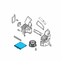 OEM 2017 Toyota Yaris iA Filter Diagram - 87139-WB001