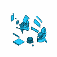 OEM Toyota Yaris iA Blower Assembly Diagram - 87130-WB003