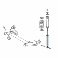 OEM 2012 Toyota Prius C Shock Diagram - 48530-52M30