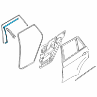 OEM 2011 BMW X5 Seal, Closing Panel, Left Diagram - 51-35-7-137-003