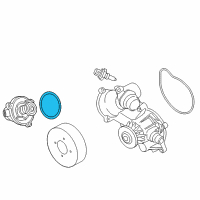 OEM 2017 BMW M6 Gran Coupe Gasket Ring Diagram - 11-53-1-440-192
