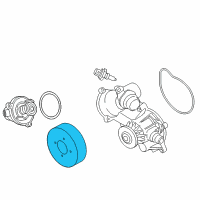 OEM BMW Pulley Diagram - 11-51-7-571-365