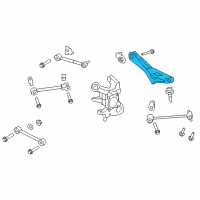 OEM 2013 Lincoln Navigator Rear Arm Diagram - 7L1Z-5A649-A