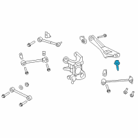 OEM 2017 Lincoln Navigator Lower Ball Joint Diagram - 7L1Z-3050-A