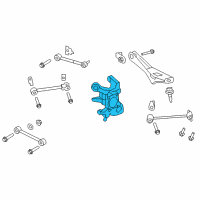 OEM 2017 Lincoln Navigator Knuckle Diagram - 9L1Z-5A968-B