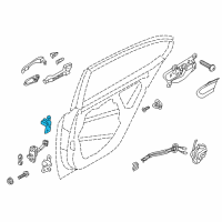 OEM 2019 Kia Stinger Hinge Assembly-Door Upper Diagram - 79420F6000