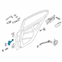 OEM 2020 Kia Cadenza Checker Assembly-Rear Door Diagram - 79480F6000