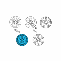 OEM 2004 Lexus GS430 Wheel, Disc Diagram - 42611-3A300