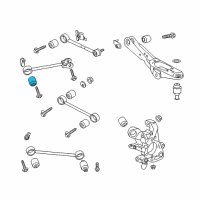 OEM Lincoln Upper Control Arm Rear Bushing Diagram - 7L1Z-5A638-A