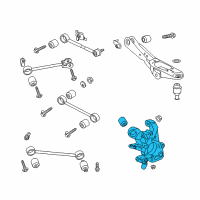 OEM Lincoln Navigator Knuckle Diagram - JL1Z-5A969-A
