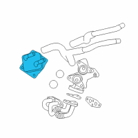 OEM 2018 Toyota Highlander Engine Oil Cooler Diagram - 1571031060