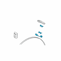 OEM 2007 Ford Mustang Pressure Sensor Strap Diagram - 6F2Z-1A193-E