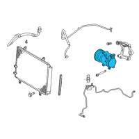 OEM 2017 Toyota Camry Compressor Assembly Diagram - 88310-0R014