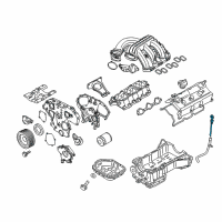 OEM 2017 Nissan Frontier Gauge-Oil Level Diagram - 11140-EA20B