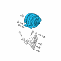 OEM 2002 Chevrolet Impala GENERATOR Assembly (Remanufacture) Diagram - 19244729