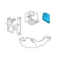 OEM 2004 Mercury Monterey Modulator Valve Diagram - 5F2Z-2B373-CA