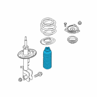 OEM Nissan Bound Bumper Assembly Diagram - 54050-3JA0A