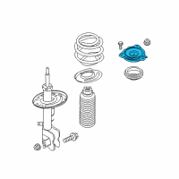 OEM Nissan Altima Strut Mounting Insulator Assembly Diagram - 54320-3JA0A