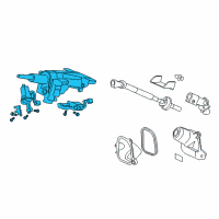 OEM Acura Column Sub-Assembly, Steering Diagram - 53260-SJA-A01