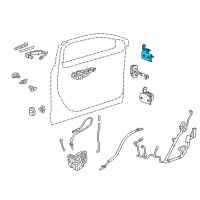 OEM 2019 Chevrolet Impala Upper Hinge Diagram - 13576849