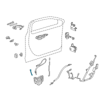 OEM 2013 Cadillac XTS Control Rod Diagram - 20908483